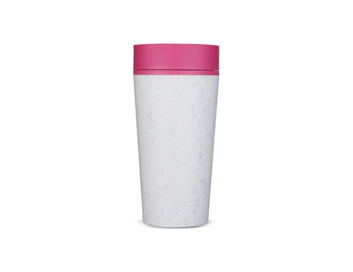 Koffiebeker - Circular Cup - Grijs/Roze - 340 ml - GreenFave