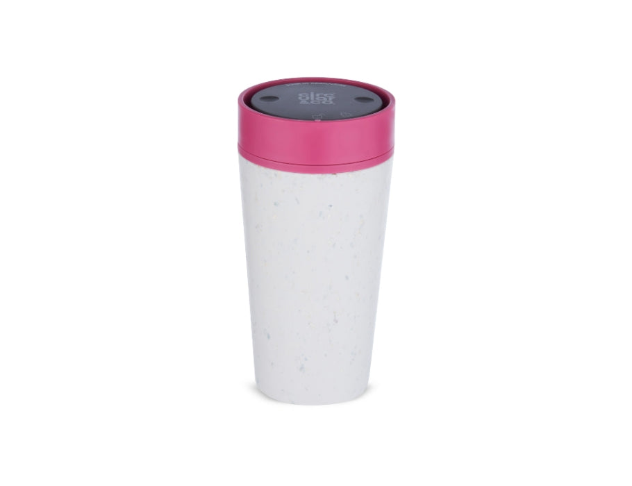 Koffiebeker - Circular Cup - Grijs/Roze - 340 ml - GreenFave