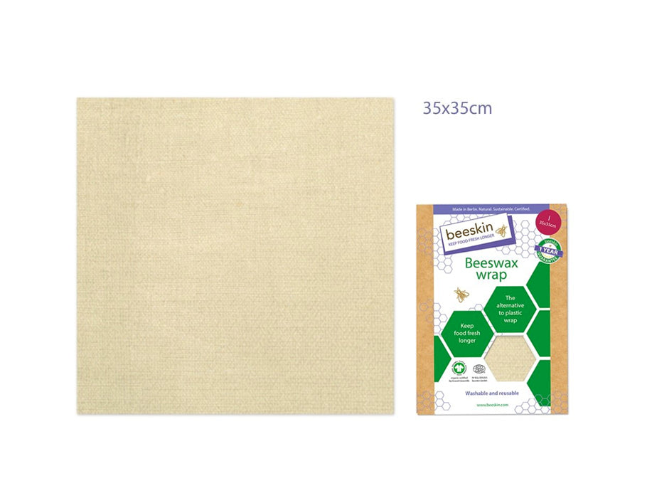 Bijenwasdoek - Medium - Naturel Print - 35x35cm - GreenFave