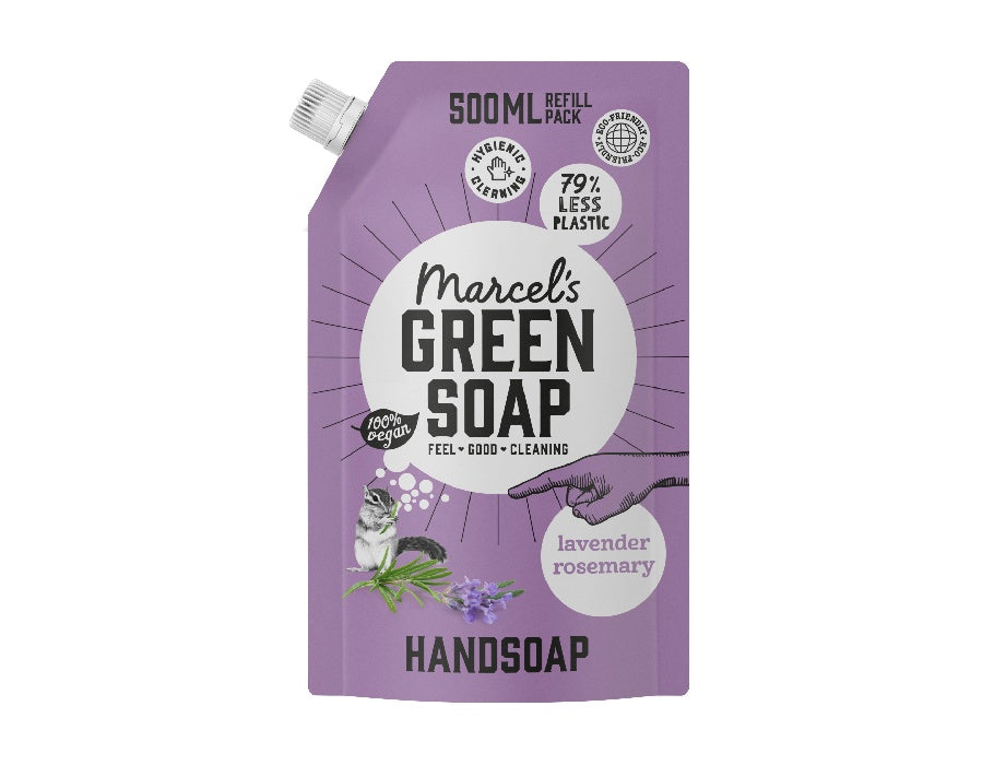 Handzeep - Refill - Lavendel & Rozemarijn - 500ml