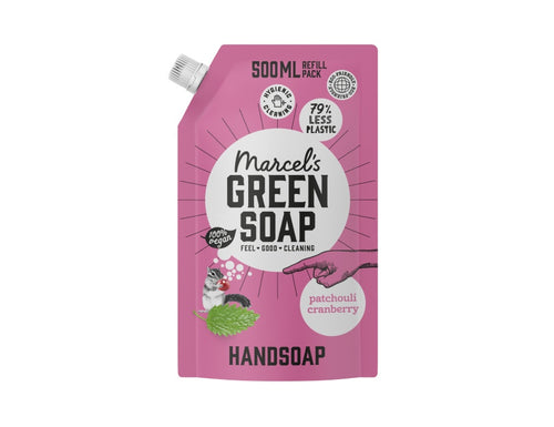 Handzeep - Refill - Patchouli & Cranberry - 500ml