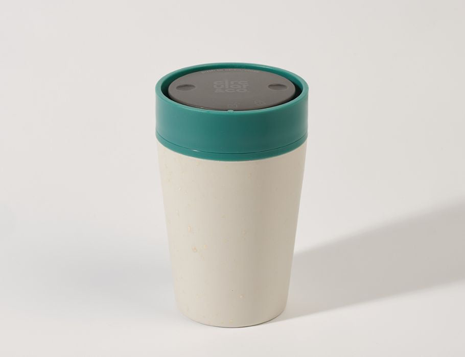 Koffiebeker - Circular Cup - Grijs/Groen - 227 ml - GreenFave