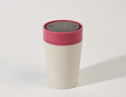 Koffiebeker - Circular Cup - Grijs/Roze - 227 ml - GreenFave